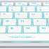 Клавиатура A4TECH Fstyler FX61,  USB, белый [fx61 white]